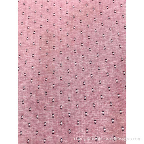 Double Color T/C  Spendex Pigment Printed Fabric